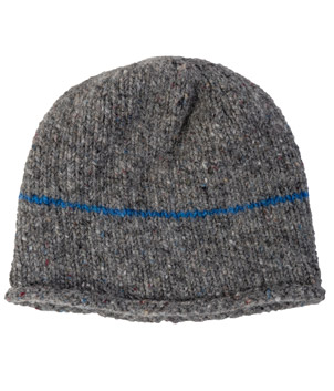The Donegal Wool Beanie Hat - Dove Grey