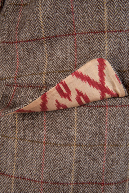 The HImal Womens Wool Tweed Jacket Detail 3