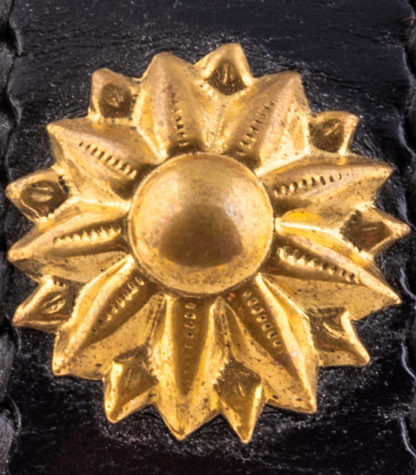 Brass Stud Blazing Star Detail