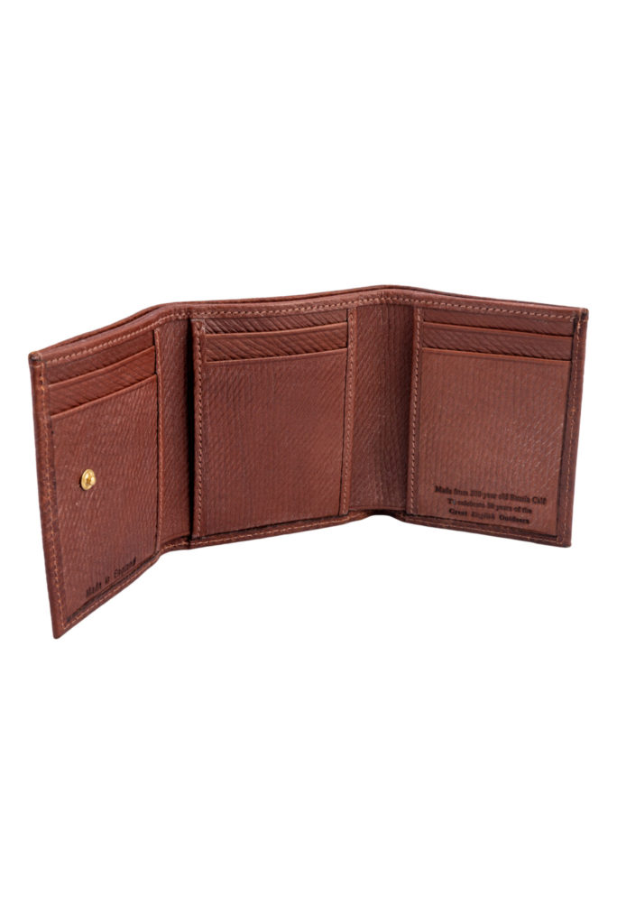 Russian Reindeer Leather Two Fold Wallet — Great English Outdoors