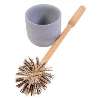 Wood Toilet Brush and Holder