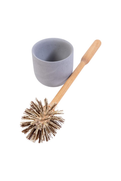 Wood Toilet Brush and Holder