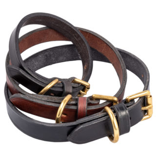 Plain Leather Dog Collars