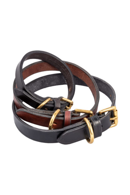 Plain Leather Dog Collars