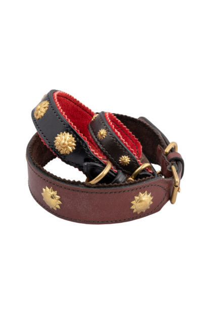 Leather Studded Dog Collars