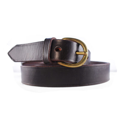 The-English-Dark-Old-Brown-Leather-Belt