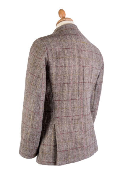 The HImal Mens Wool Tweed Jacket Back