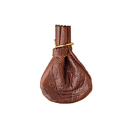 Russian Reindeer Leather Pouch Purse