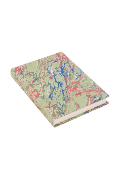 Hand Marbled Green Notebook