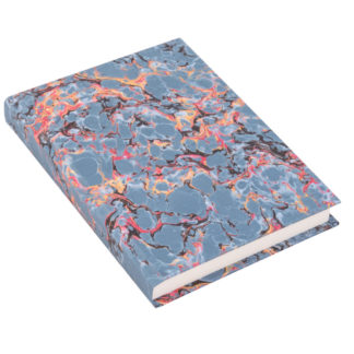 Hand Marbled Blue Notebook