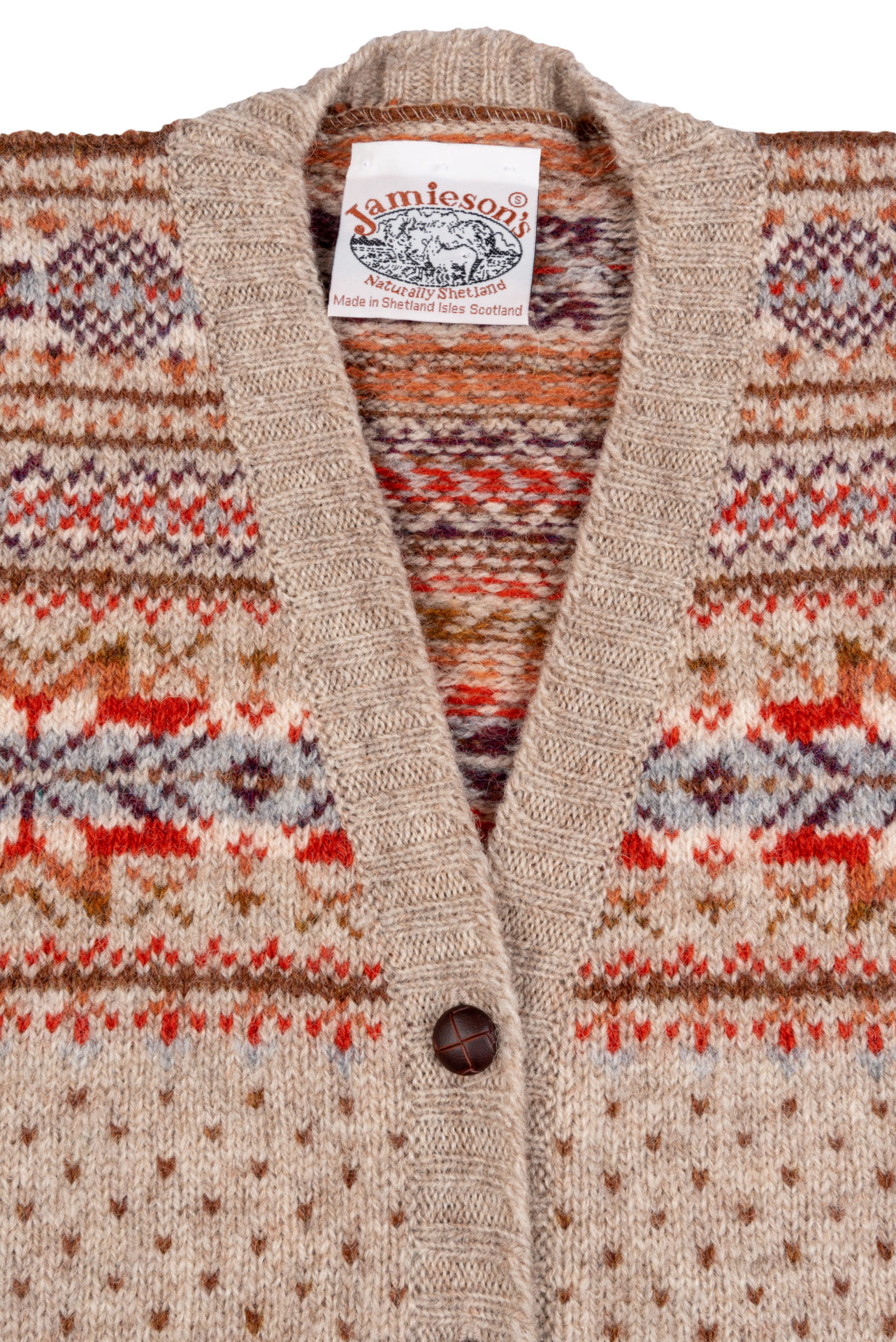 women's wool fair isle sweater