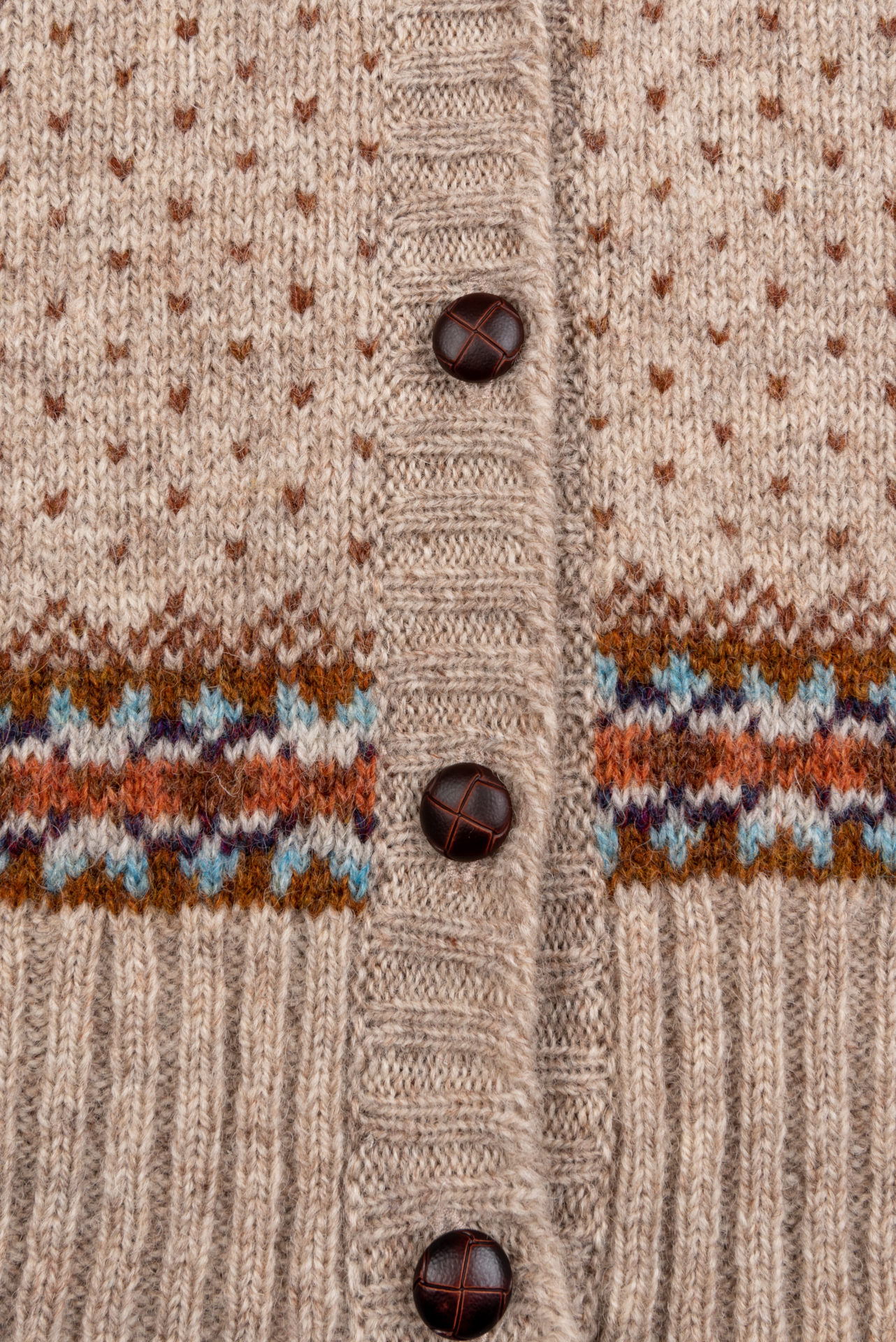 fair isle sleeveless jumper ladies