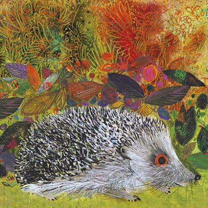 Hedgehog in the Garden Greeting Card by Brian Wildsmith