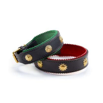 Leather Studded Dog Collars