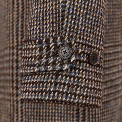The Erne Mens Tweed Overcoat 2022 Detail of Sleeve