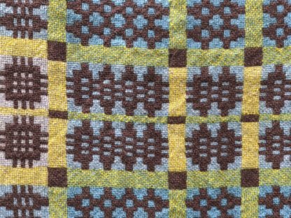 Old Welsh Blanket Antique Tapestry AT150 Detail 3