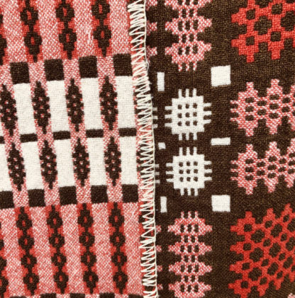 Old Welsh Blanket Antique Tapestry AT163 Detail