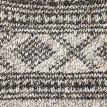 The Irish Celtic Mens Zip Neck Wool Jumper Detail 3