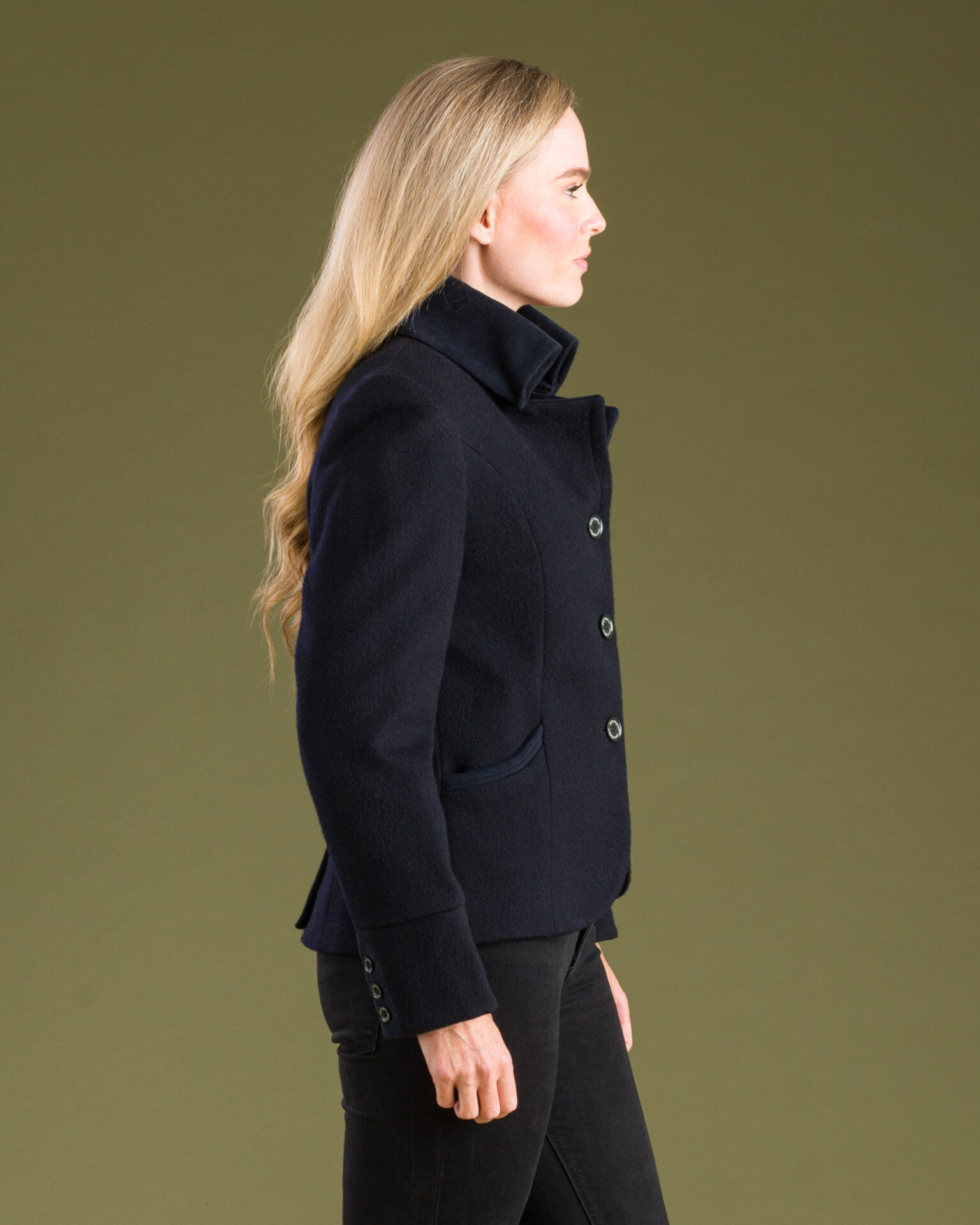 wool navy jacket