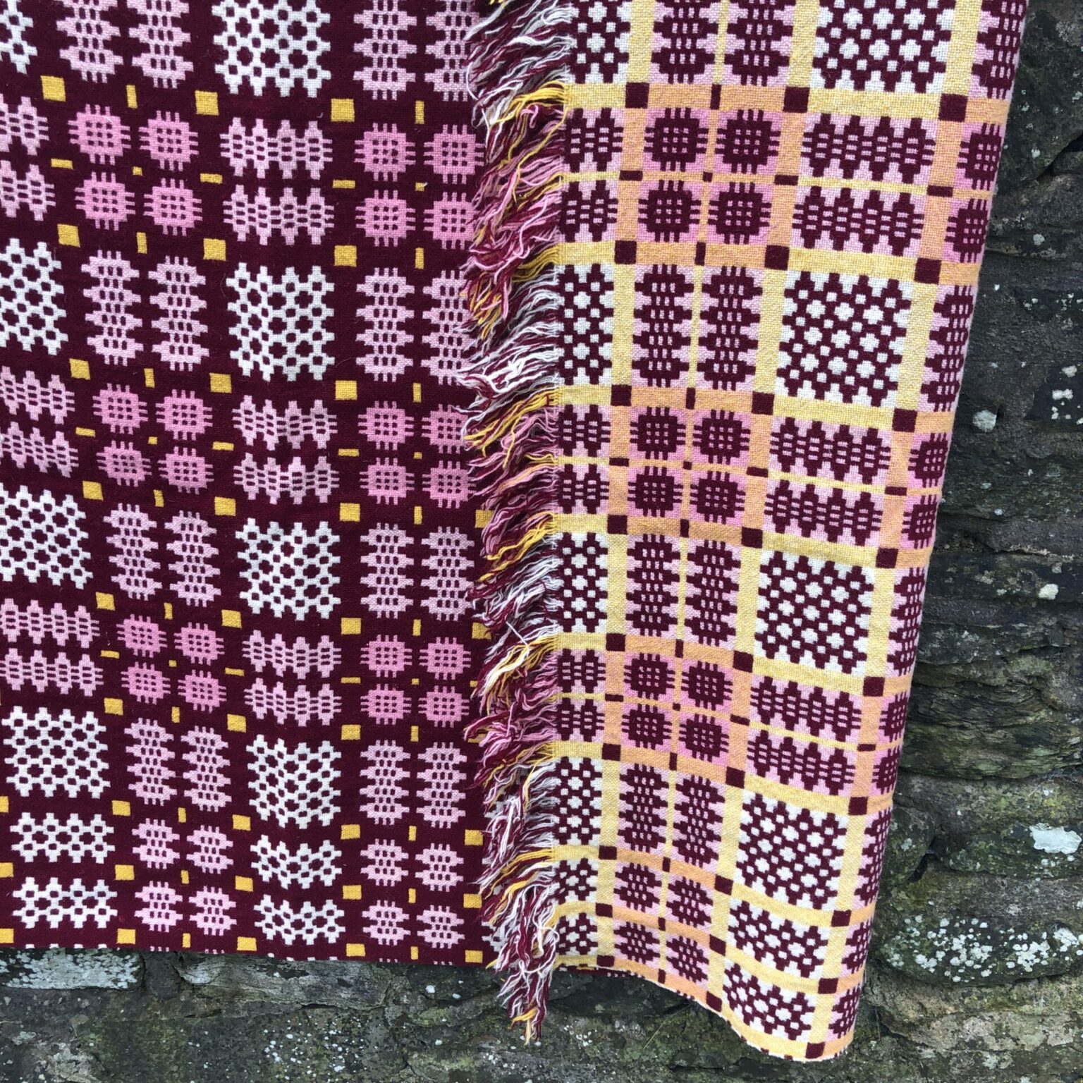 Old Welsh Blanket, Antique Tapestry AT164 — Great English Outdoors