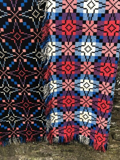 Old Welsh Blanket Antique Tapestry AT166