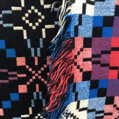 Old Welsh Blanket Antique Tapestry AT166 Detail