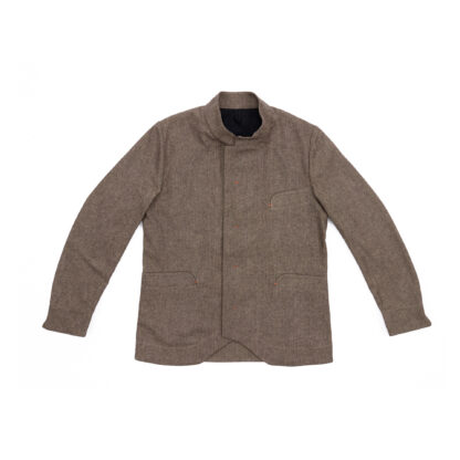 Chin West Jacket Brown Herringbone
