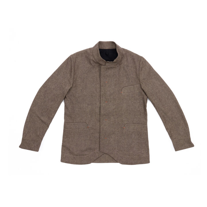Chin West Jacket Brown Herringbone