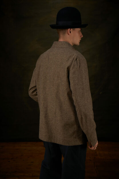 Chinwest Jacket Brown Herringbone 4