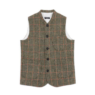 The Clayton Mens Harris Tweed Wool Gilet