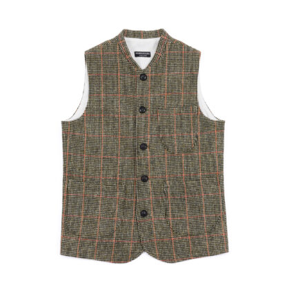 The Clayton Mens Harris Tweed Wool Gilet
