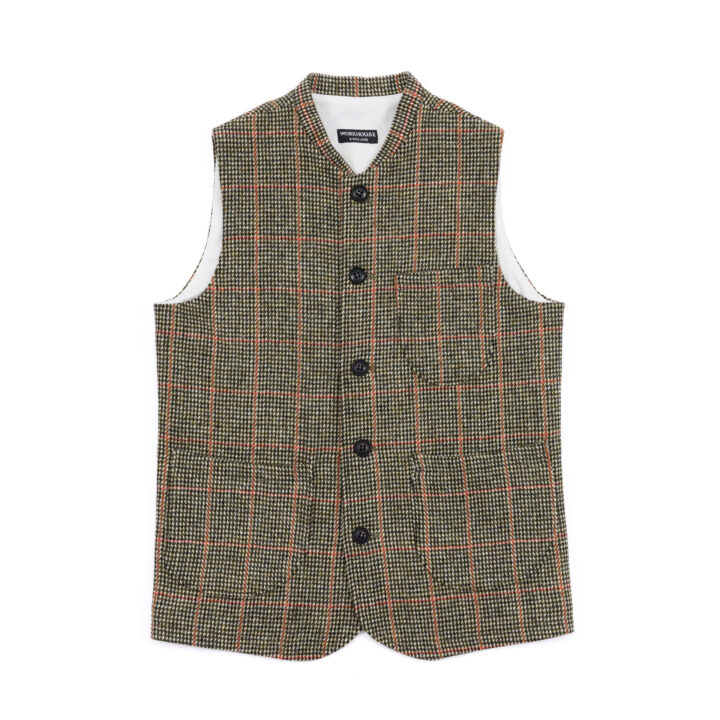 The Clayton Mens Harris Tweed Wool Gilet