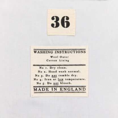The Clayton Mens Harris Tweed Wool Gilet detail 5