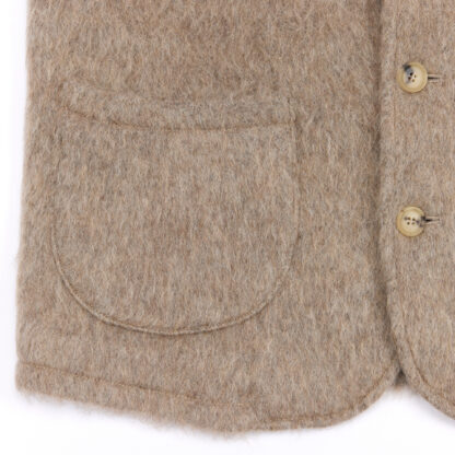 The Clayton Mens Mohair Wool Gilet Detail 1