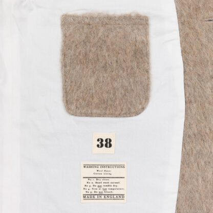 The Clayton Mens Mohair Wool Gilet Detail 4