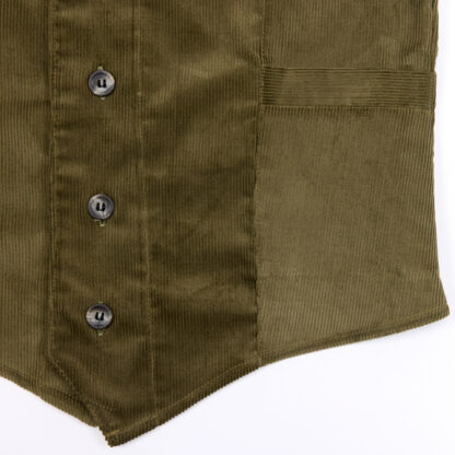 The Fiddlers Green Corduroy Waistcoat Detail 1