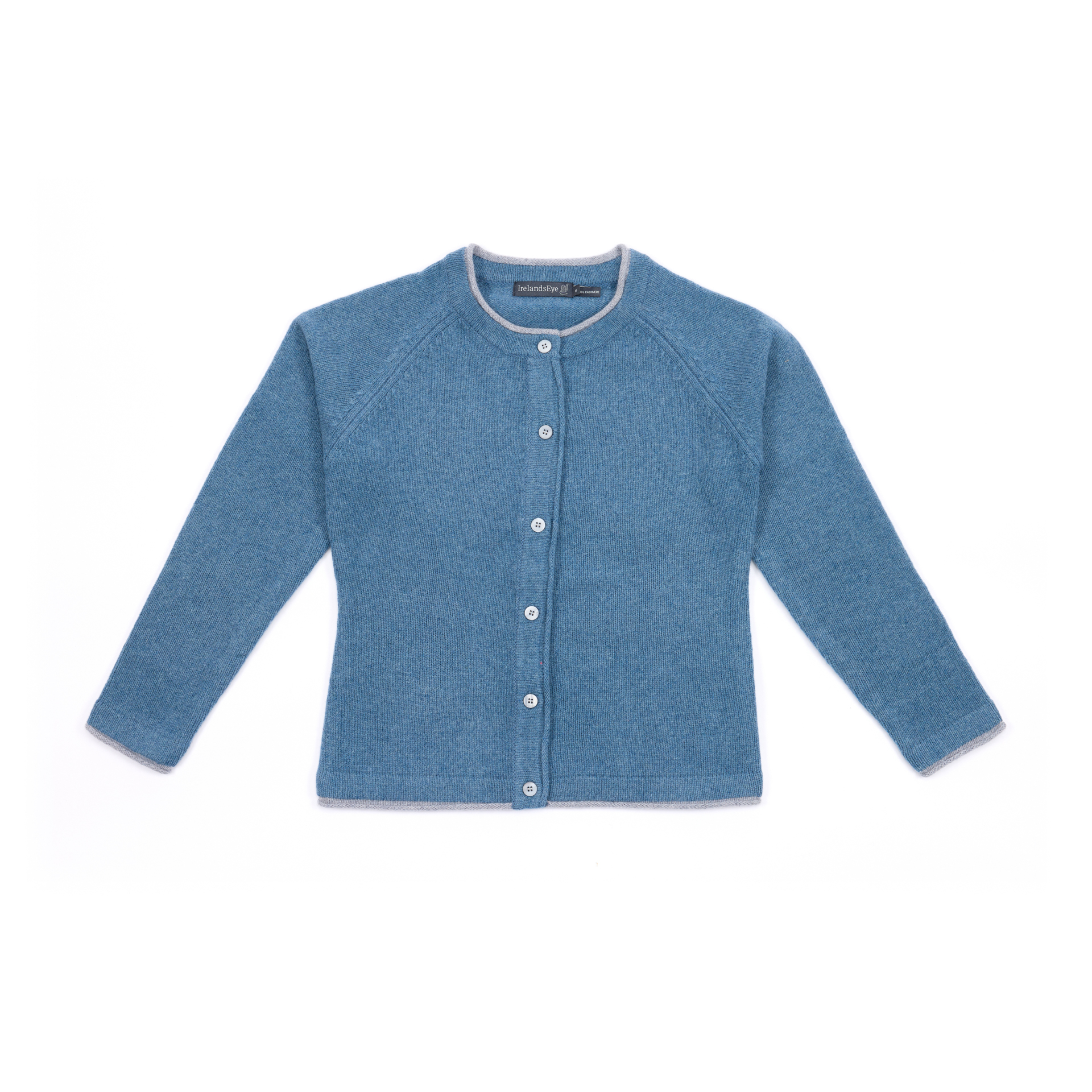 The Killiney Women's Sky Blue Wool and Cashmere Cardigan — Great ...
