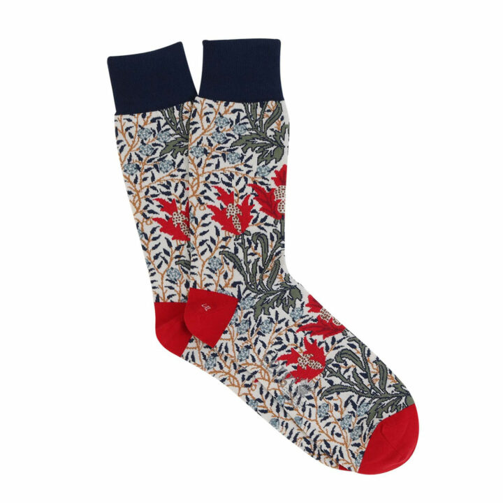 William Morris Cotton Socks - Borne
