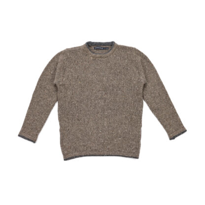 The Groundstone Round Neck Wool Jumper Flat