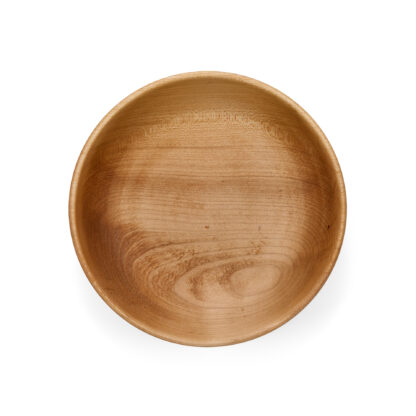 Hand Turned Wood Bowl Aerial View