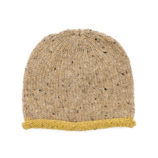 Irish Donegal Beanie Hat Oatmeal