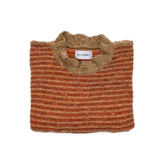 The Bracken And Barley Womens Round Neck Striped Jumper