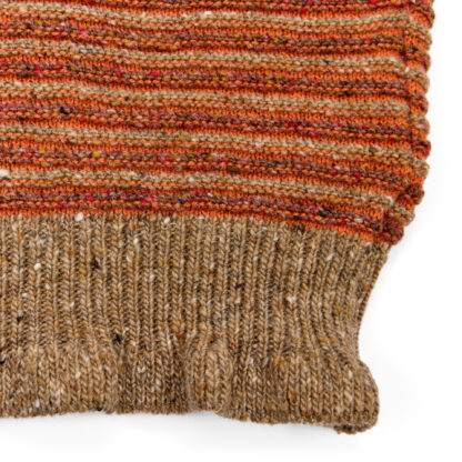 The Bracken And Barley Womens Round Neck Striped Jumper Detail Of Basque