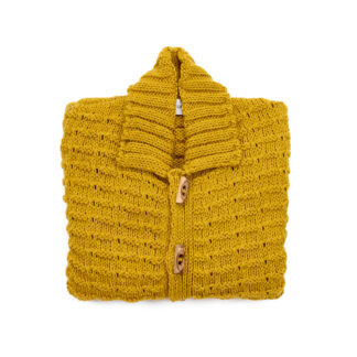 The Harvest Gold Wool Cardigan