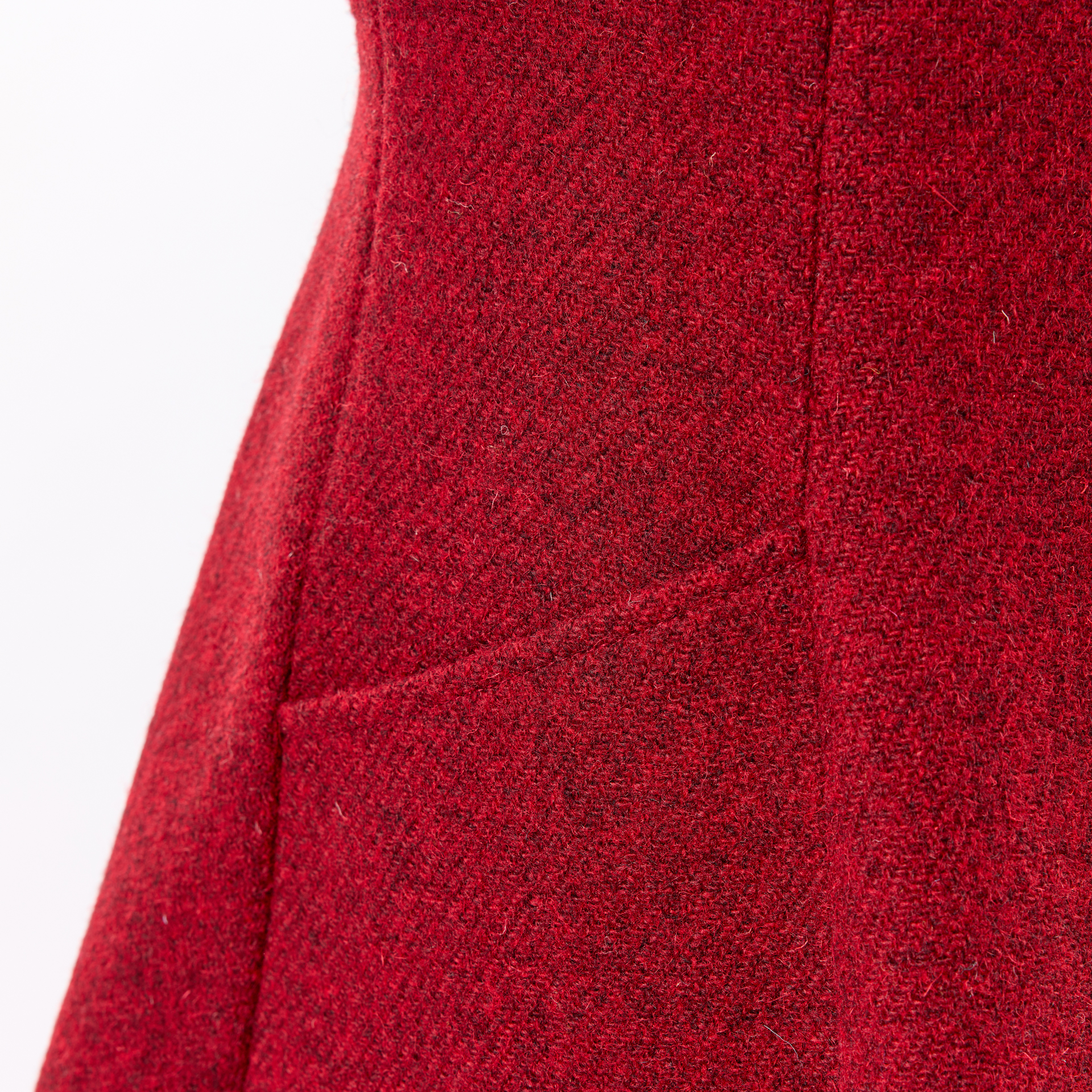 The Zoe Womens Scarlet Red Harris Tweed Coat Great English Outdoors