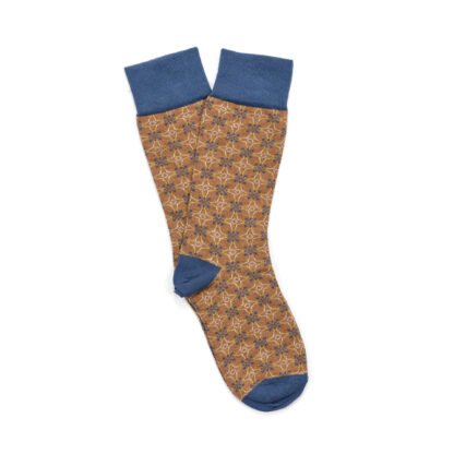 Welsh Tapestry Socks Umber