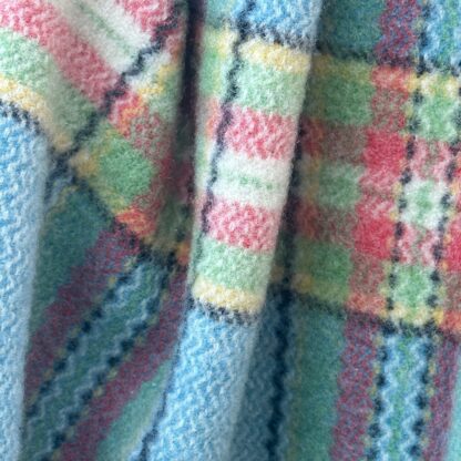 Old Welsh Blanket Vintage Fringed Throw FT103 Detail 1