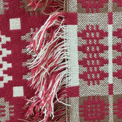 Old Wlesh Blanket Antique Tapestry AT171 Detail 2