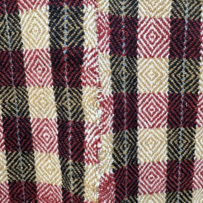 Old Welsh BlanketNarrow Loom NL74. Detail