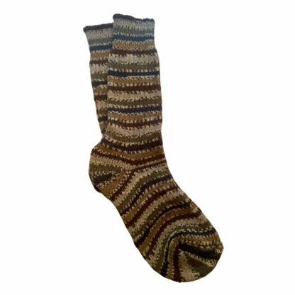 The Owl British Wool Striped Socks